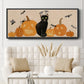 Pumpkin Patch Cats Collection D - Floater Framed Canvas Print