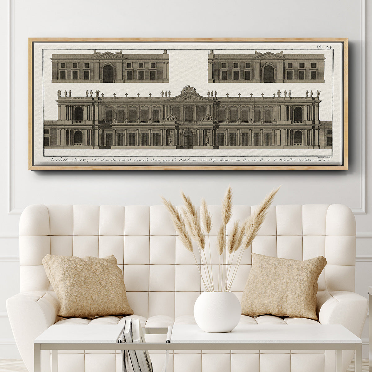 Buildings & Facades I - Floater Framed Canvas Print