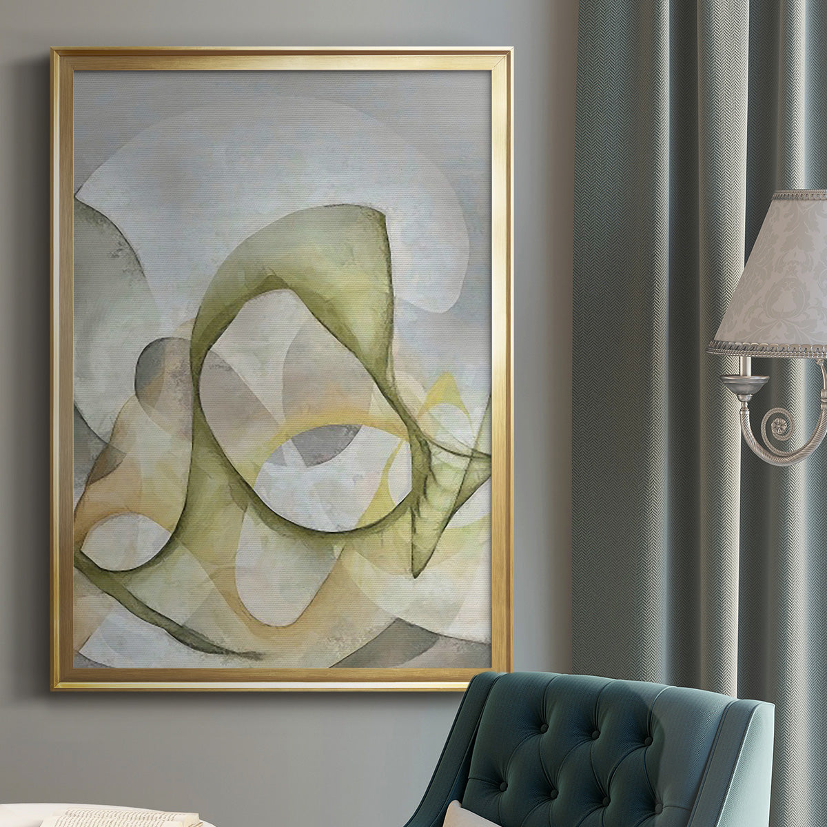 Excursion II - Modern Framed Canvas Print