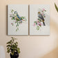 Spring Song Blue Bird Premium Gallery Wrapped Canvas - Ready to Hang - Set of 2 - 8 x 12 Each