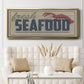 Shoreline Signs I - Floater Framed Canvas Print