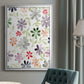 Faded Flowers II - Modern Framed Canvas Print