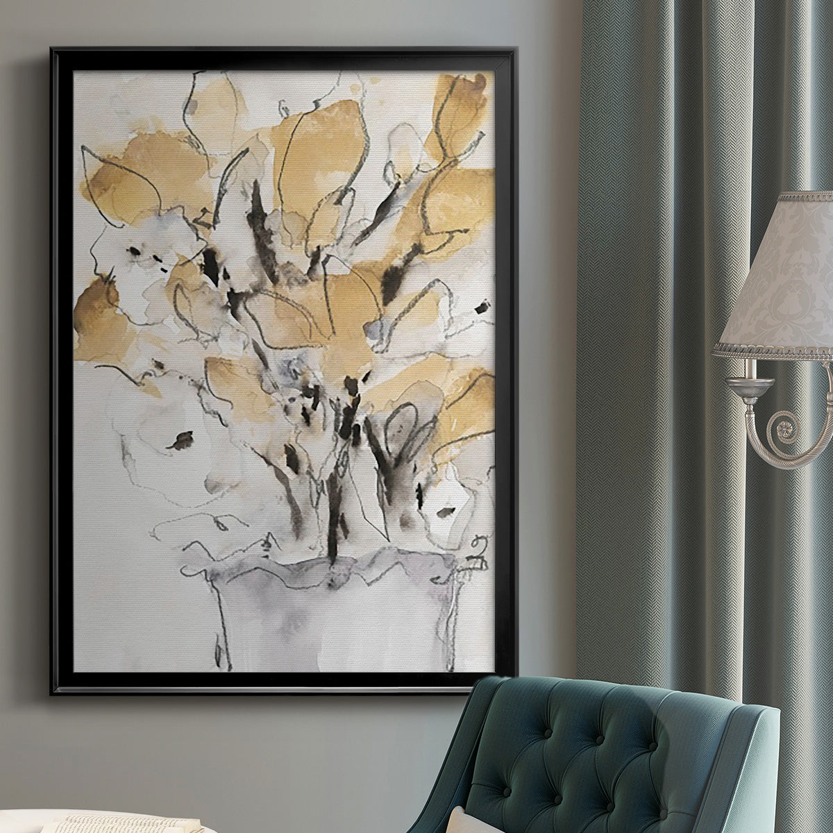 Seasonal Gatherings I - Modern Framed Canvas Print