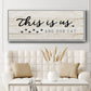 Us and Our Cat - Floater Framed Canvas Print