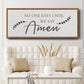 Say Amen - Floater Framed Canvas Print