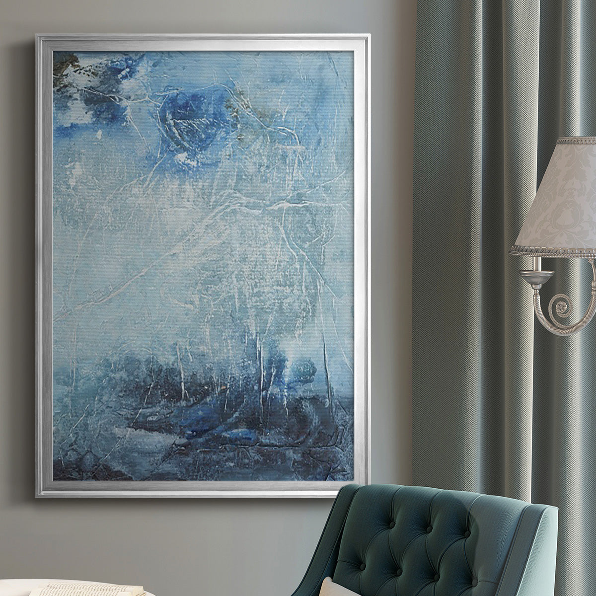 Coastal Seas IV - Modern Framed Canvas Print