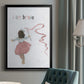 Girl Catching Wind - Modern Framed Canvas Print