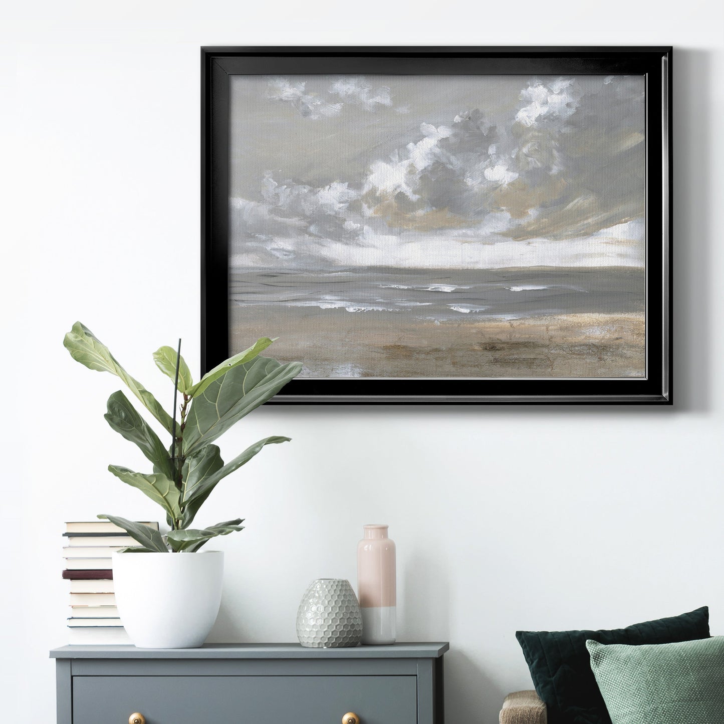Windswept - Modern Framed Canvas Print