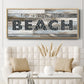 Better at the Beach - Floater Framed Canvas Print
