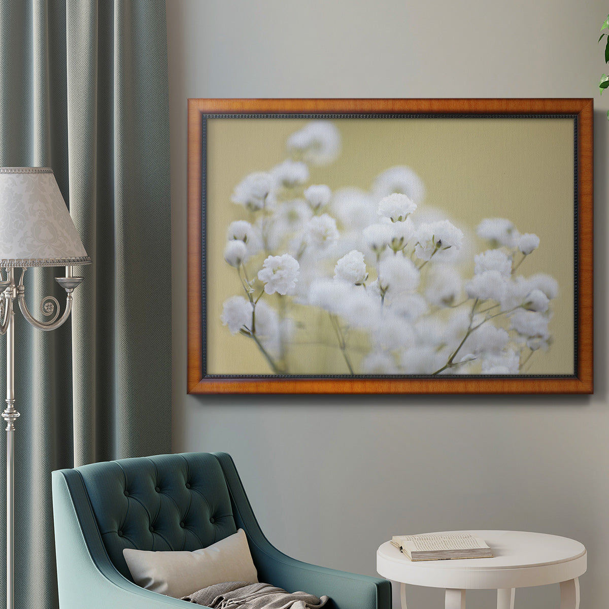 Baby's Breath Study III Premium Framed Canvas- Ready to Hang