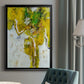 Golden Foliage I - Modern Framed Canvas Print