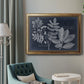 Foliage on Navy V Premium Framed Canvas- Ready to Hang