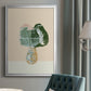 Woven Tropical Leaf II - Modern Framed Canvas Print