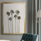 Palm Getaway - Modern Framed Canvas Print