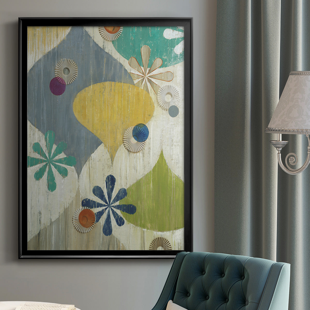 Asterisk - Modern Framed Canvas Print