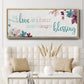 Family Blessing - Floater Framed Canvas Print