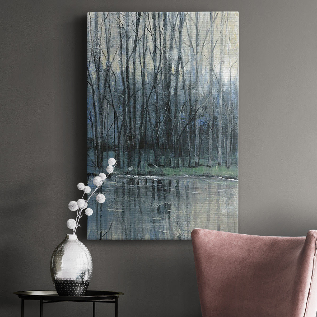 Morning Drizzle I Premium Gallery Wrapped Canvas - Ready to Hang