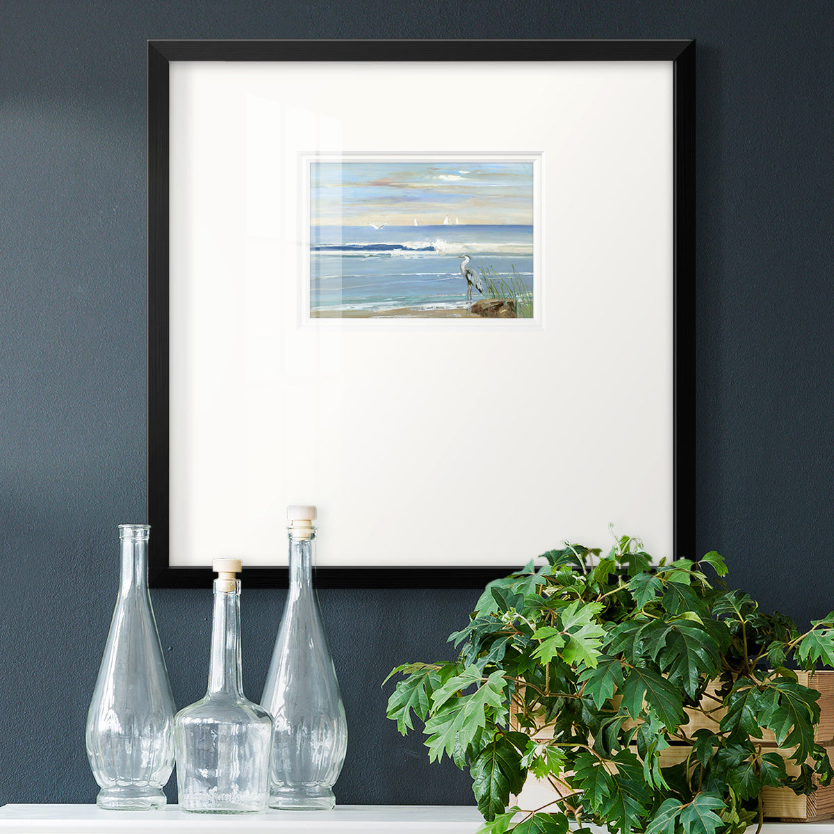 Sunrise Bay Premium Framed Print Double Matboard