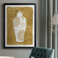 Golden Urn II - Modern Framed Canvas Print