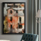 Stacked Houses IV - Modern Framed Canvas Print