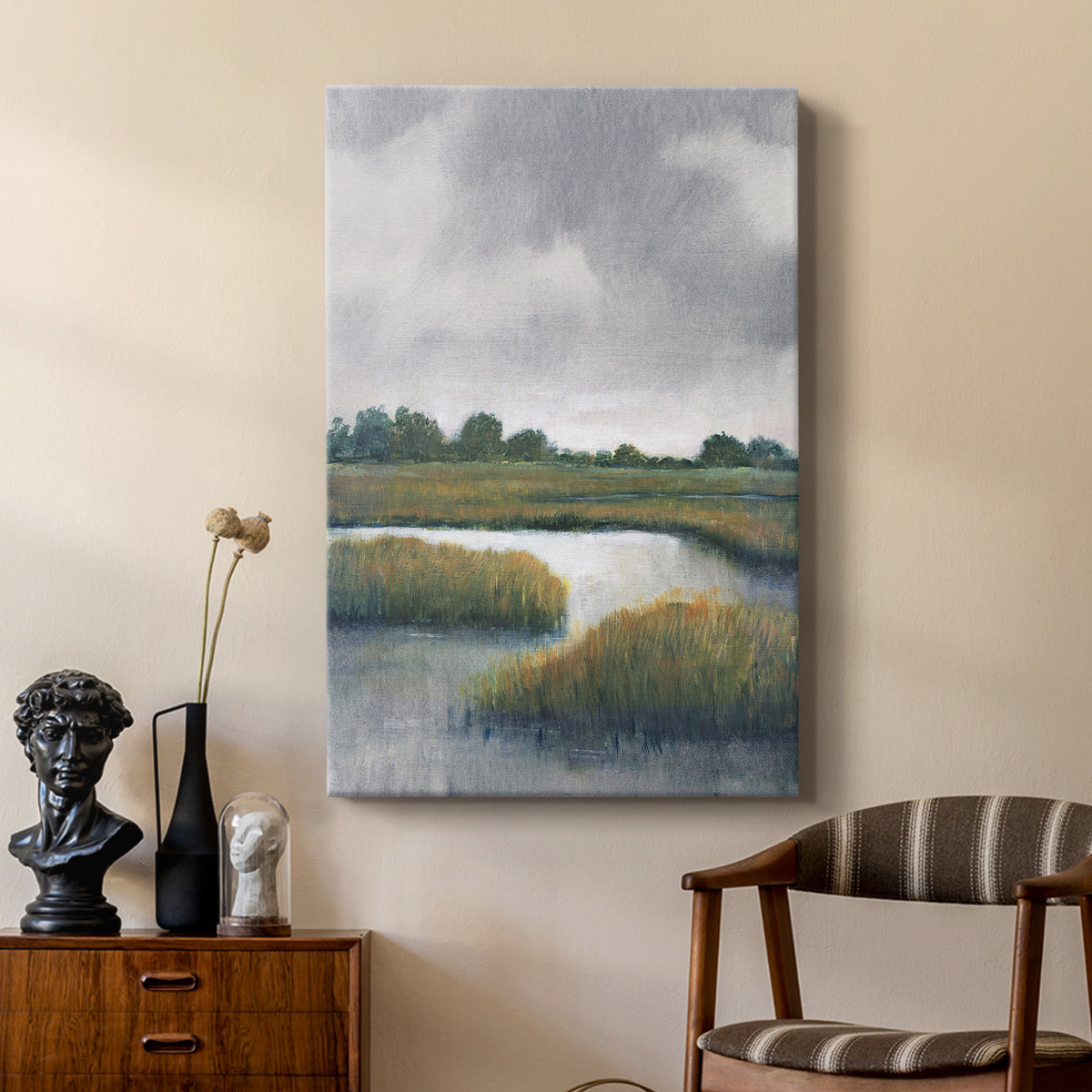 Salt Marshes I - Canvas Art Print