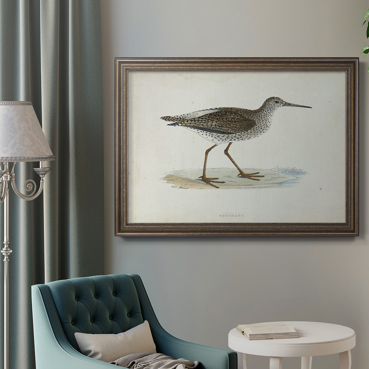 Morris Sandpipers V Premium Framed Canvas- Ready to Hang