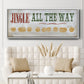 Jingle All the Way - Floater Framed Canvas Print