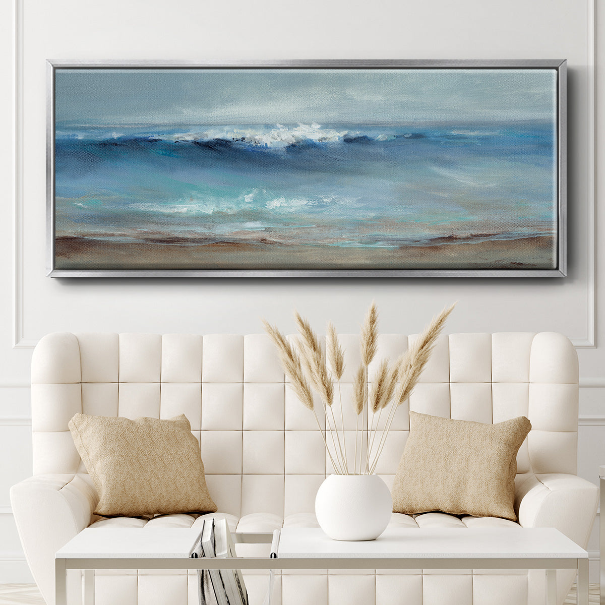 Northeast Wind - Floater Framed Canvas Print