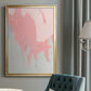 Blushing Abstract II - Modern Framed Canvas Print