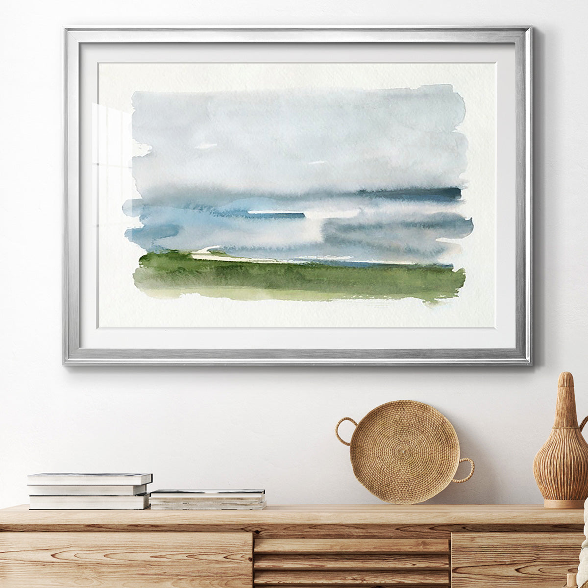 Coastline Splash II Premium Framed Print - Ready to Hang