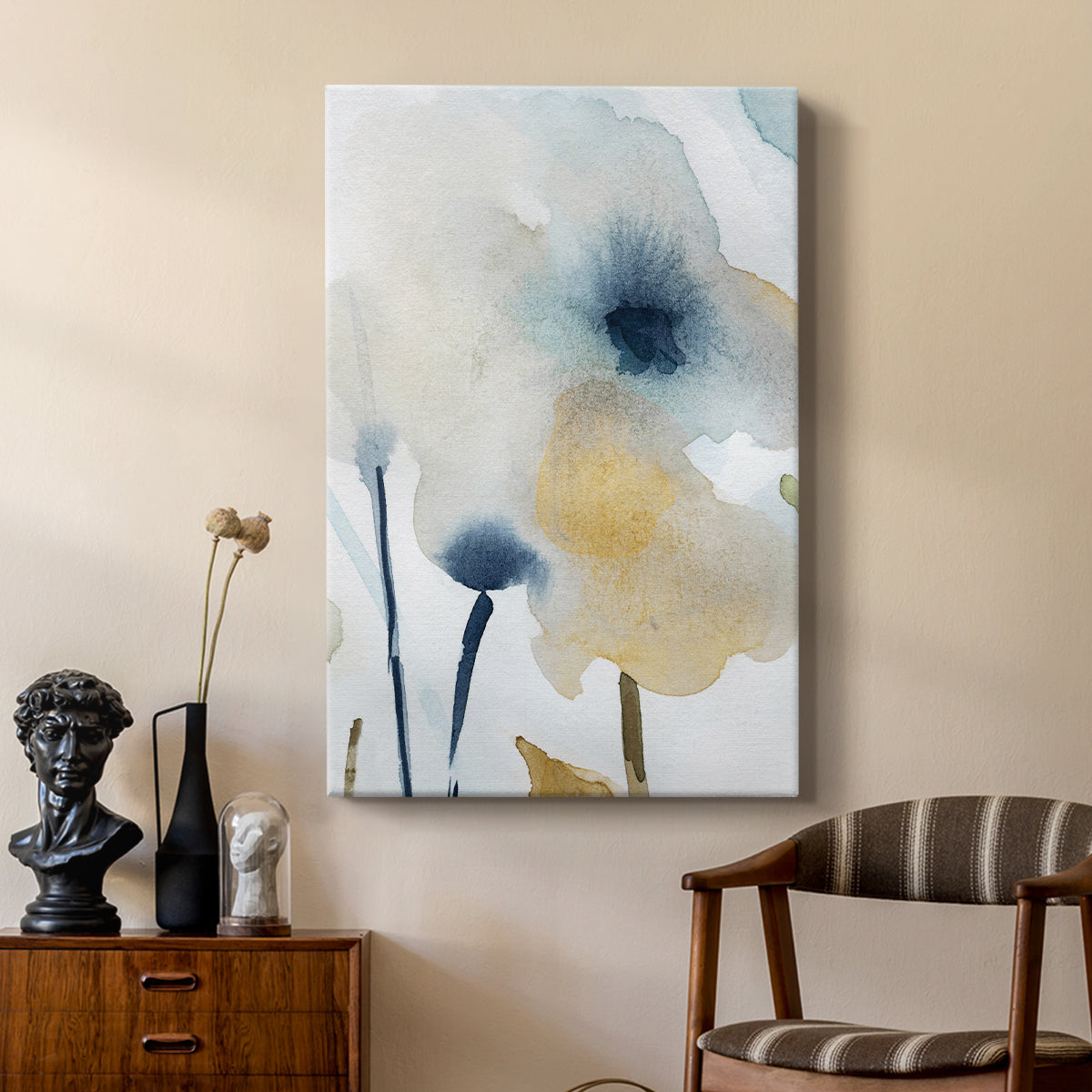 Blooming Wash I - Canvas Art Print