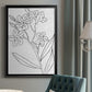 Botanical Sketch II - Modern Framed Canvas Print