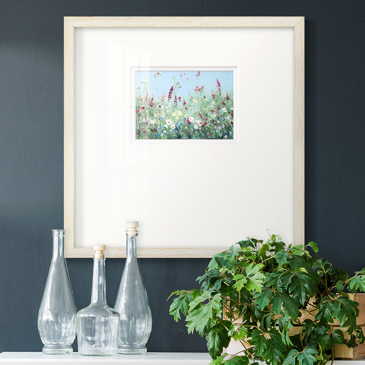 Sweet Summer Meadow Premium Framed Print Double Matboard