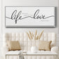 Life Takes You Love Brings You - Floater Framed Canvas Print