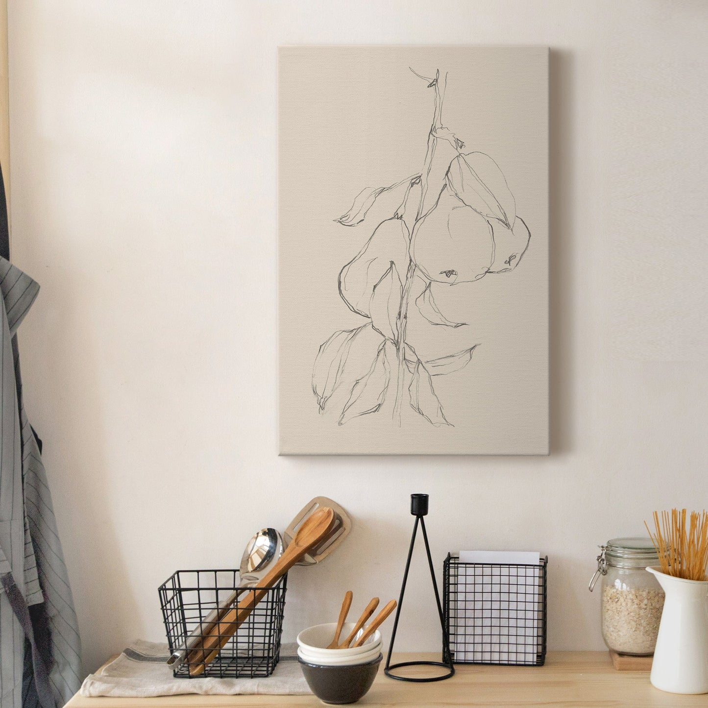 Fruit Contour Study II Premium Gallery Wrapped Canvas - Ready to Hang