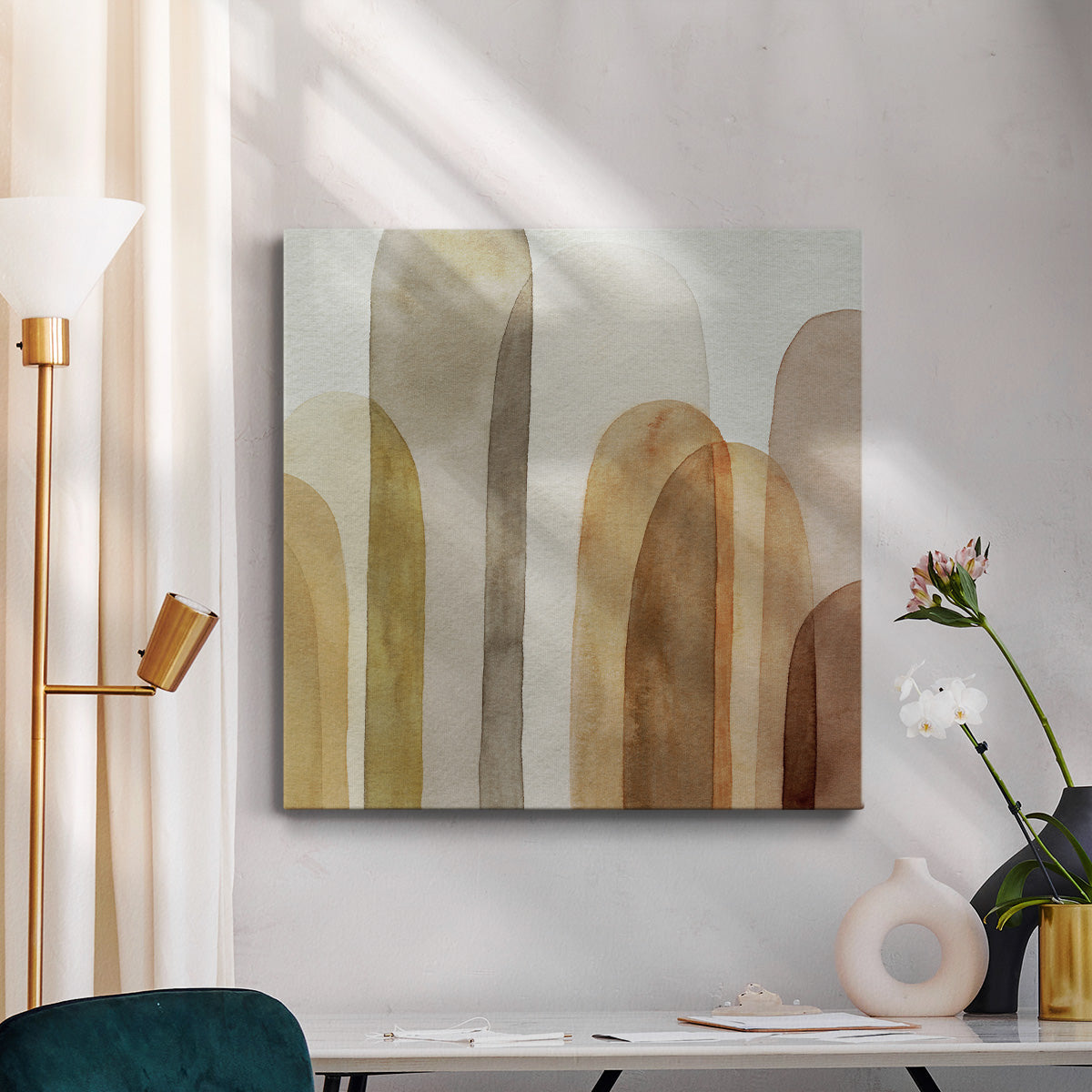 Desert Watercolor Arches II - Canvas Art Print