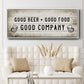 Good Company - Floater Framed Canvas Print