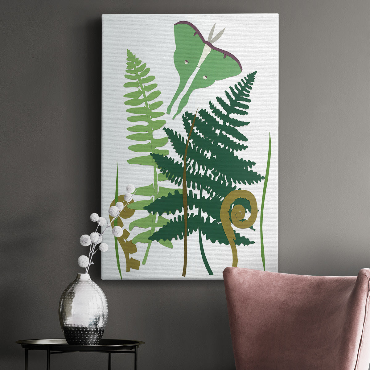 Fern Fantasy Garden I - Canvas Art Print