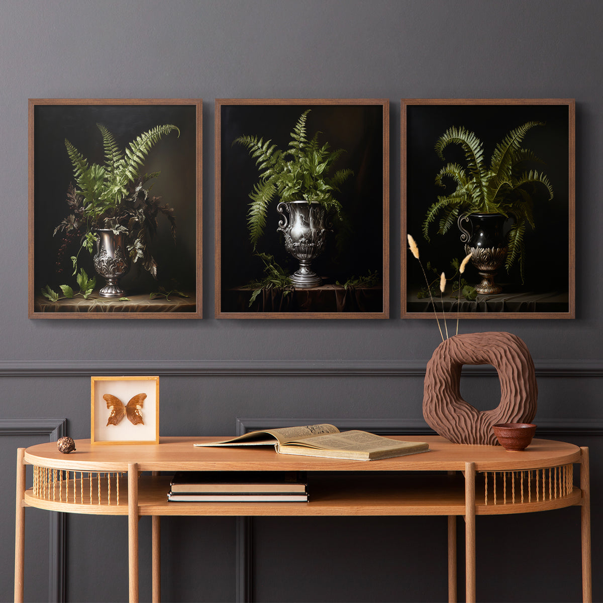 Floral Study Series LXXI - Restickable Framed Art Set