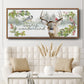 Reindeer Woods - Floater Framed Canvas Print