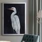 Calm Great Egret I - Modern Framed Canvas Print