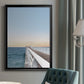 Day at the Pier - Modern Framed Canvas Print