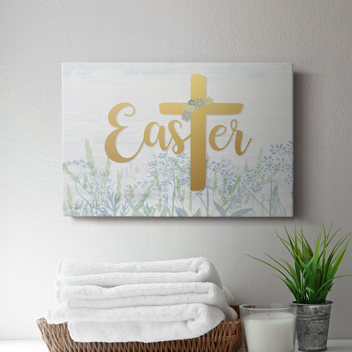 Easter Wildflowers - Canvas Art Print