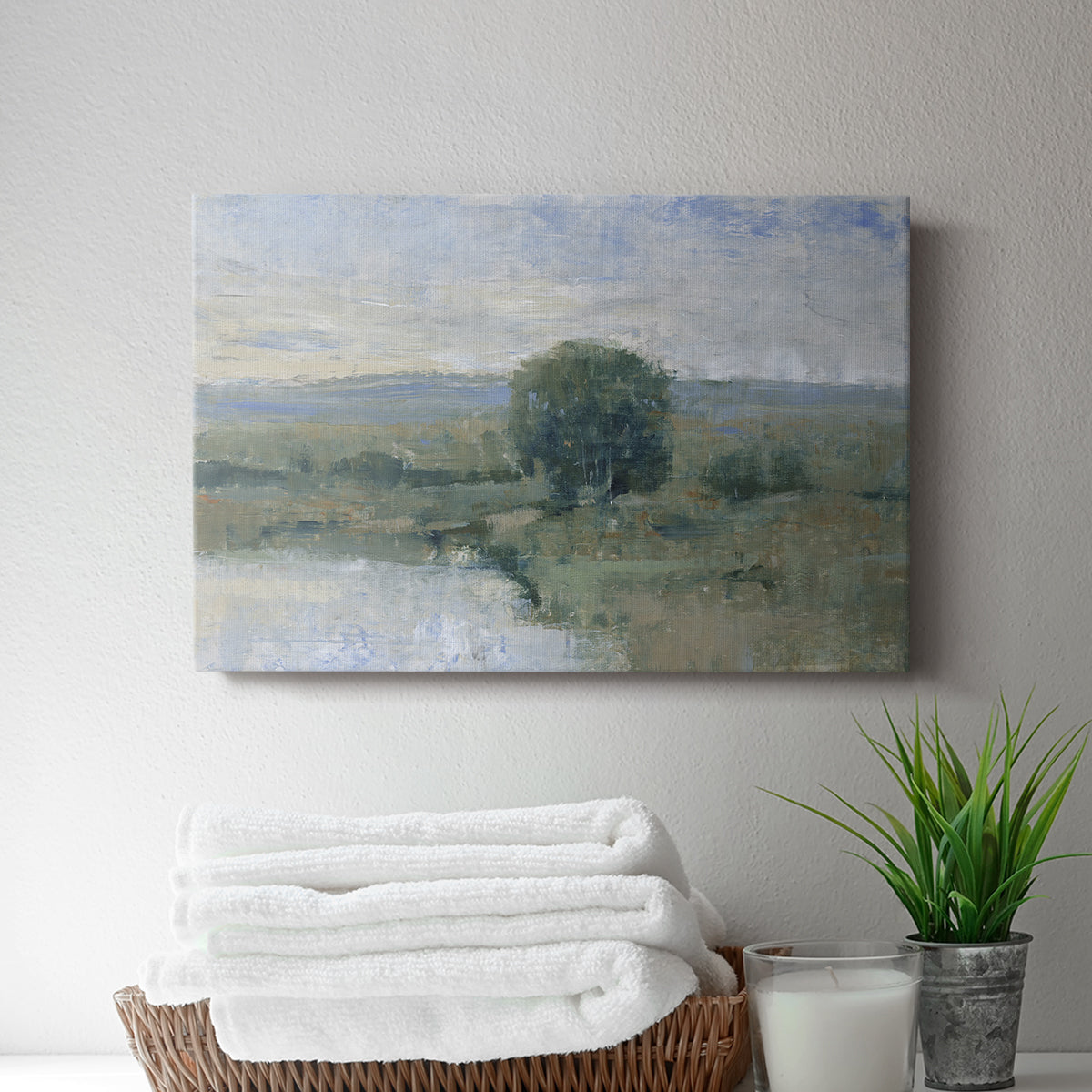 Riverbank Impression II - Canvas Art Print