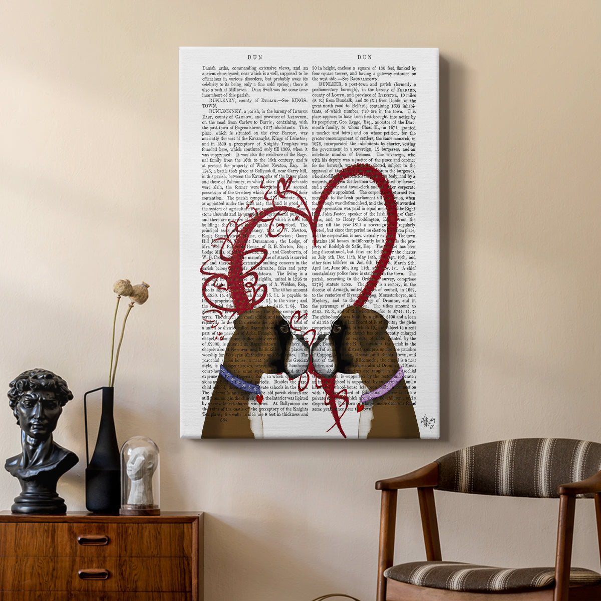 Boxer Love - Canvas Art Print