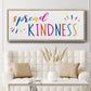 Rainbow Kindness - Floater Framed Canvas Print
