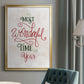 Wonderful Time of the Year - Modern Framed Canvas Print