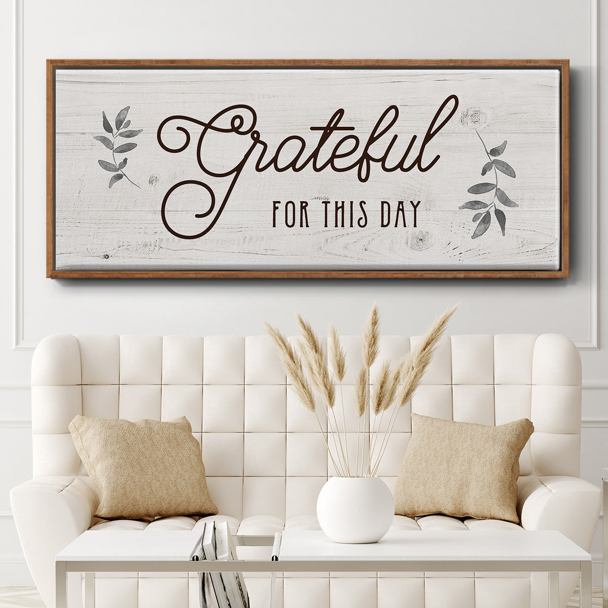 For this Day - Floater Framed Canvas Print