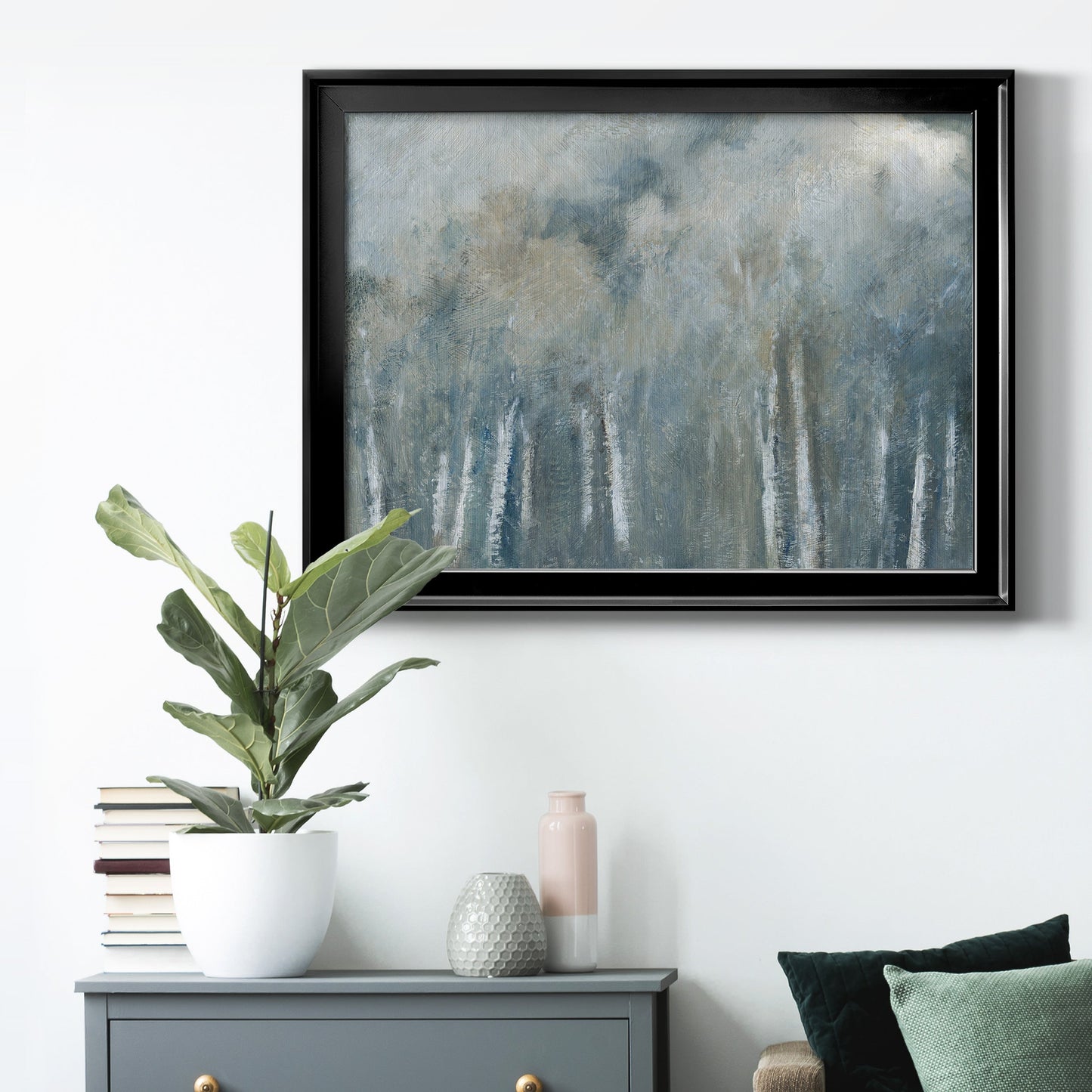 Birch Solitude Premium Classic Framed Canvas - Ready to Hang