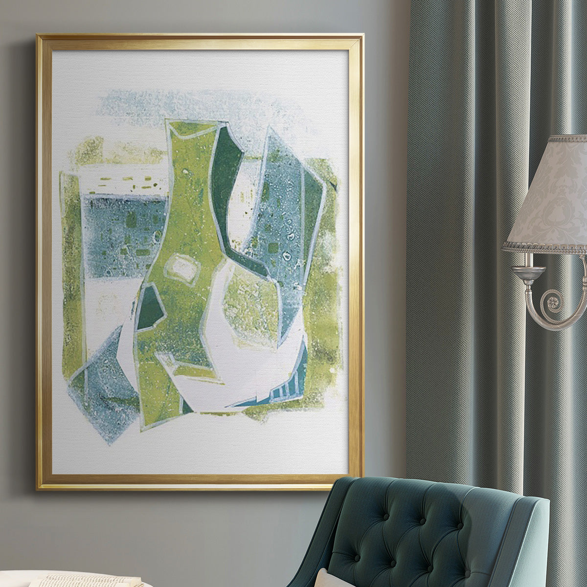 Jubilee Jugs IV - Modern Framed Canvas Print